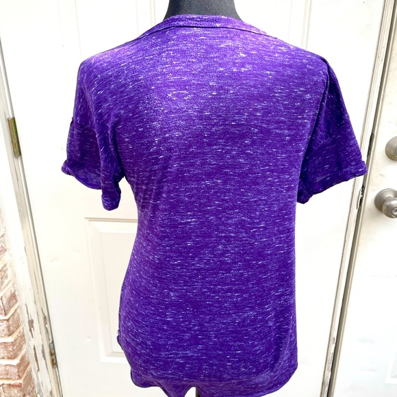 TCU Horned Frogs, Short Sleeve, Purple, V-neck, Shirt, Size M - Picture 2 of 3